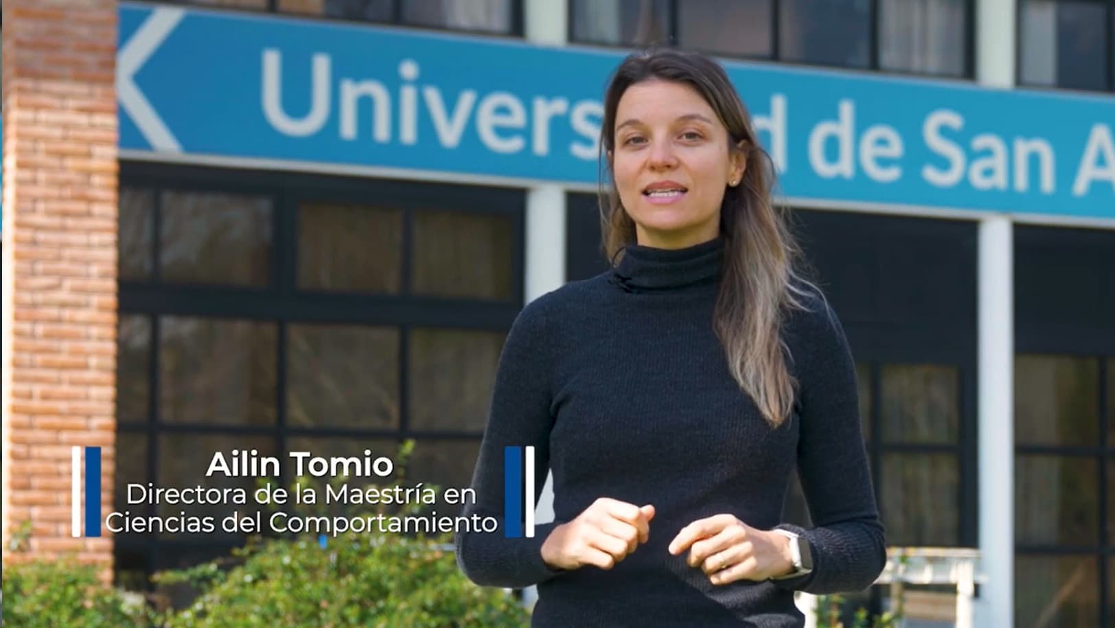 Ailin Tomio directora de la Maestría Ciencias del Comportamiento