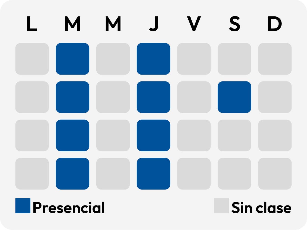 Calendario MND presencial